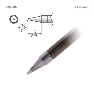 TIP,CONICAL,R0.5 X 10MM,FX-9701/9702